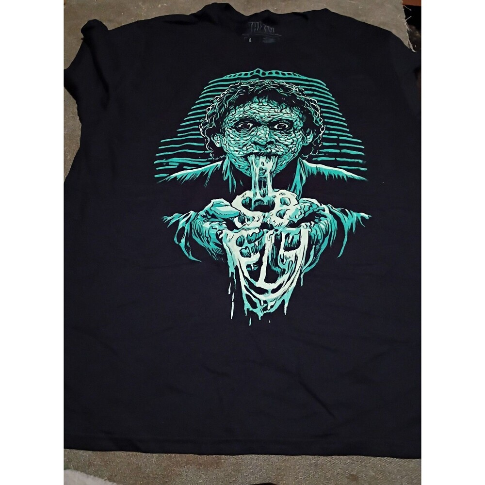 The Fly Loot Fright Glow in the dark men's size large t shirt-534663